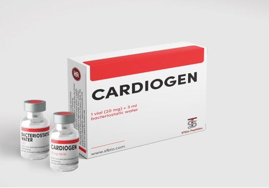 Cardiogen 20 mg / 1 vial + bacteriostatic water 3 ml 