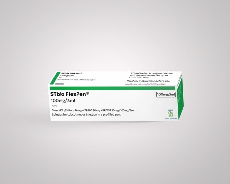 GLOW MIX 100mg (GHK-cu 70mg +TB500 20mg + BPC 157 10mg) FlexPen 100 mg/3 ml